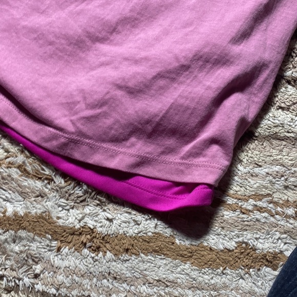 Under Armour Youth Girls Pink Double The Fun Tank Top - Picture 3 of 6